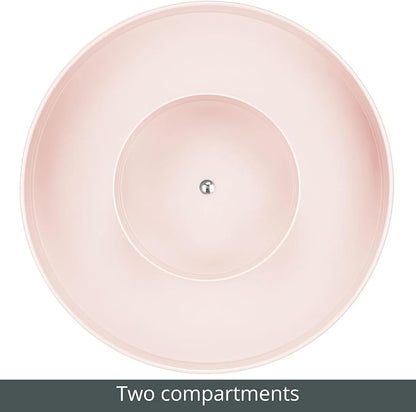mDesign Plastic Lazy Susan Round Turntable Storage Tray - Image 5