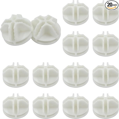 20 Pcs Wire Cube Connectors, Plastic Grid Cube Organizer Connector by Kyuionty