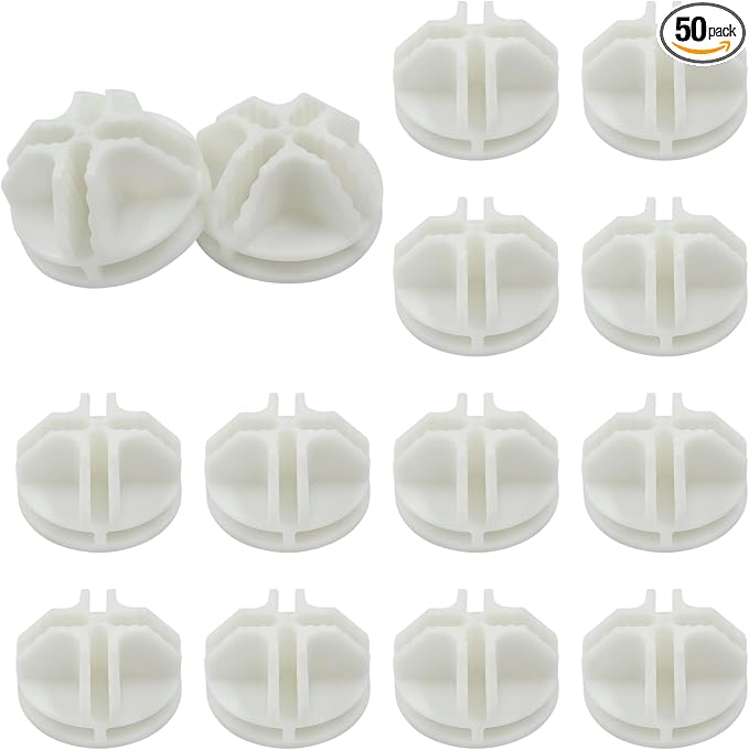 50 Pcs Wire Cube Connectors, Plastic Grid Cube Organizer Connector by Kyuionty