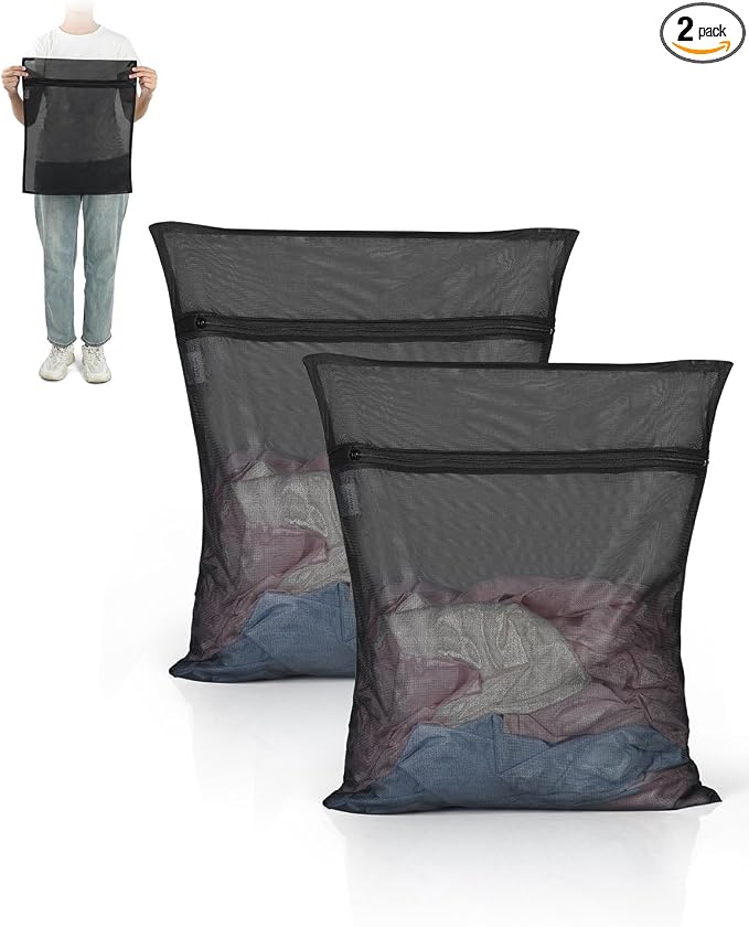 OTraki 2 Pack Mesh Laundry Bags 16X20 inch Durable Laundry Garment Bag | Mesh by OTraki