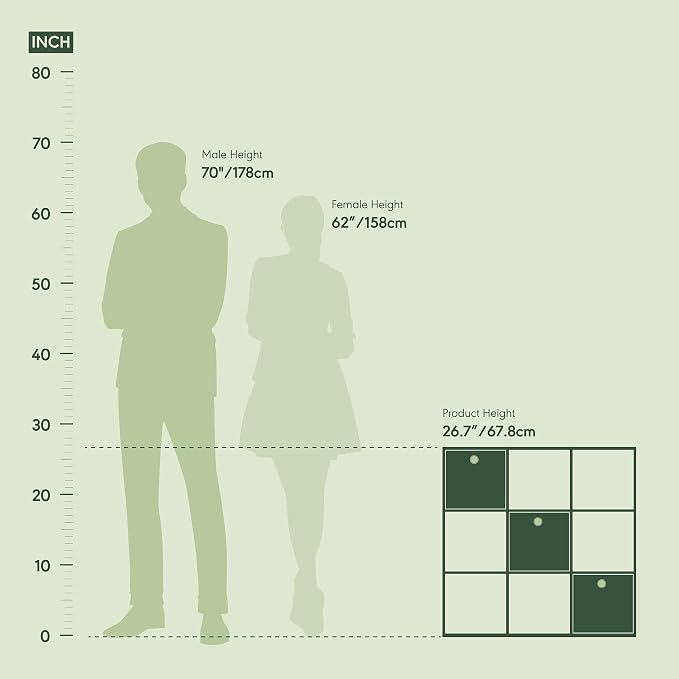 Furinno Simplistic 9-Cube Organizer - Image 3