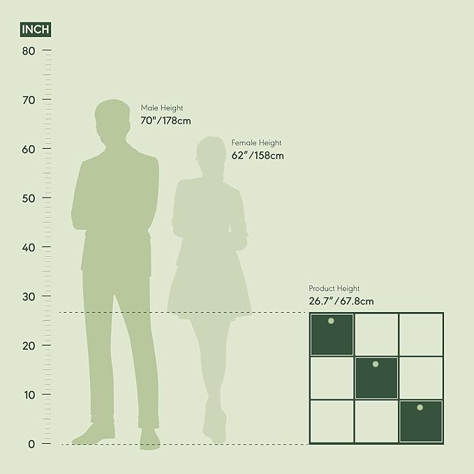 Furinno Simplistic 9-Cube Organizer - Image 2