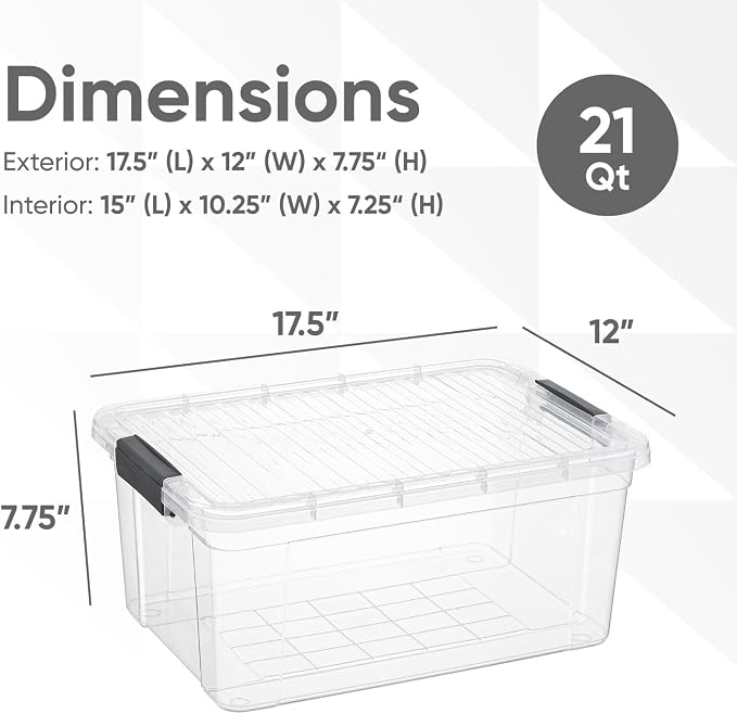 Superio Clear Storage Container - Image 2
