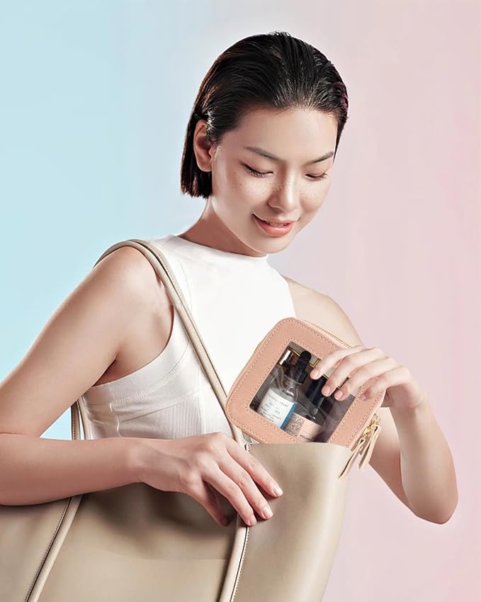 Travel Clear Makeup Bag Set, TSA Approved Cosmetic Bag Case - Image 2