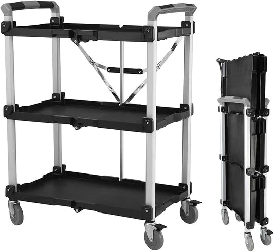 Olympia Tools 85-189 Pack N Roll Collapsible Service Cart, 300LB Capacity by OlympiaTools