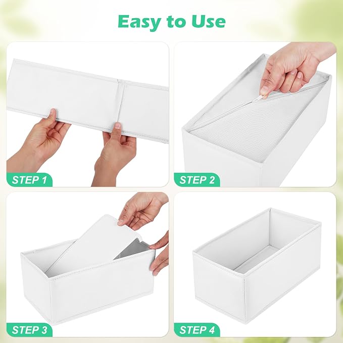 Drawer Clothing Organizer 16-Pack, Fabric Folding Wardrobe Organizer, Can Store - Image 4