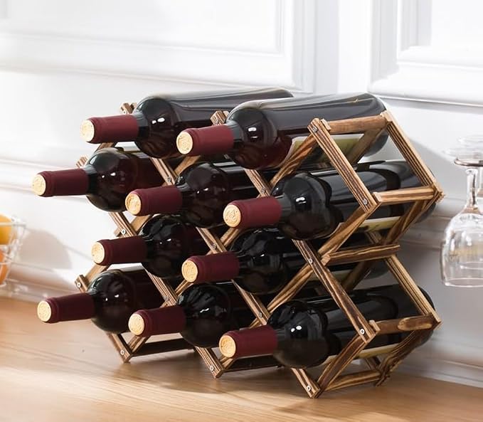 Freestanding Stackable Wine Rack Organizer - Image 6