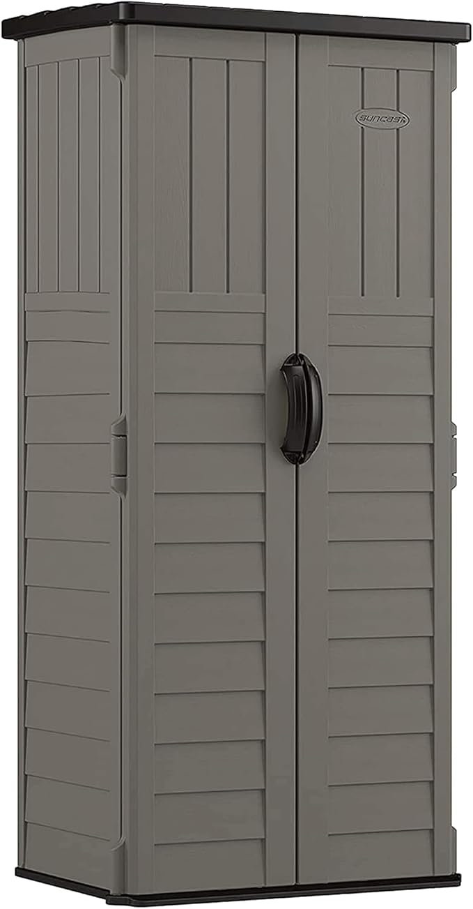 Suncast 22 Cubic Ft. Vertical Resin Outdoor Storage Shed by Unknown