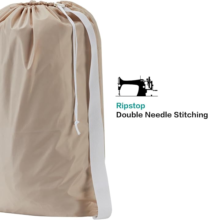 HOMEST 2 Pack XL Nylon Laundry Bag - Image 4