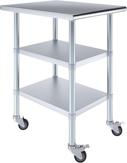 AmGood Stainless Steel Work Table by AmGood