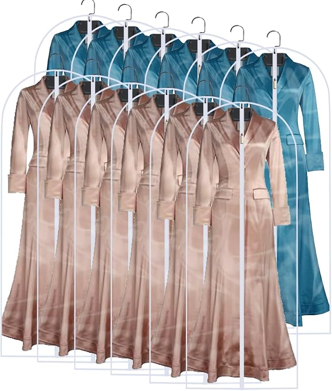Garment Bags for Closet Storage Wedding Dress Garment Bag Clothes Bags for by HomeClean