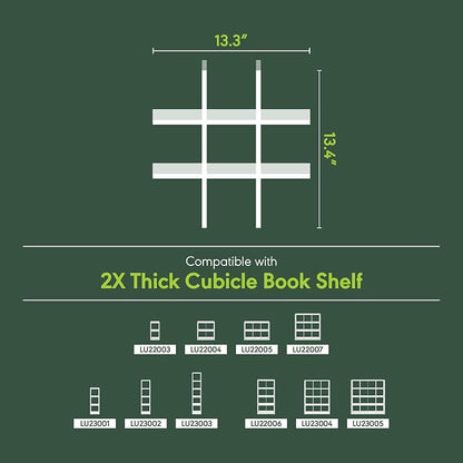 Furinno Cubicle Cube Insert, 9-Compartment Cube Organizer, Fits into Furinno - Image 3