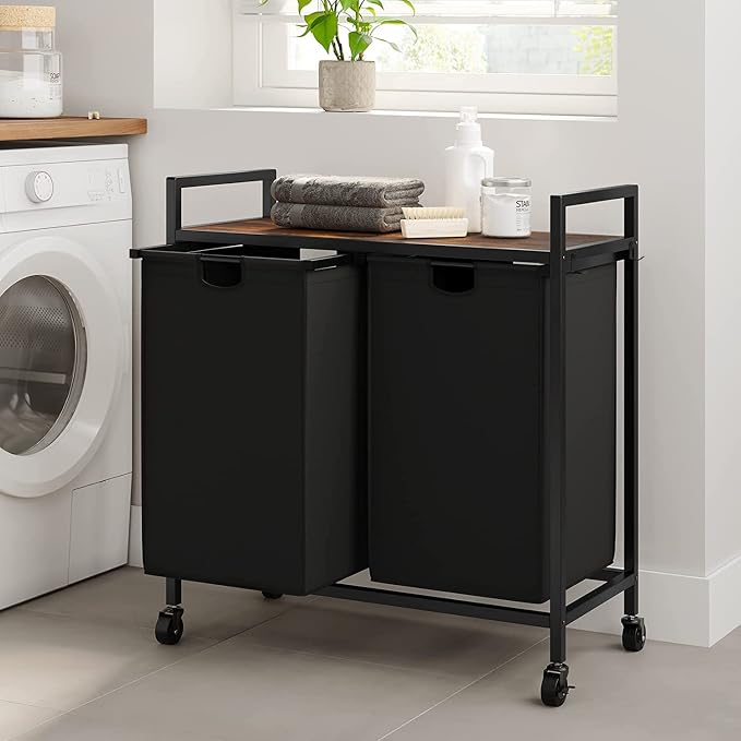 WOWLIVE Double Laundry Hamper - Image 3