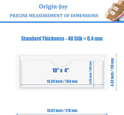 Origin-Joy 25 PCS Self-Adhesive Index Label Pockets - Image 2