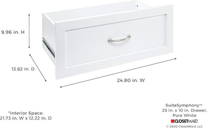 ClosetMaid SuiteSymphony Wood Closet Drawer, Storage Tower Add On Accessory - Image 2