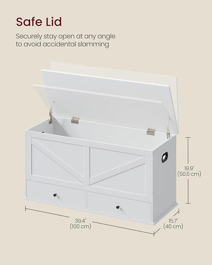 VASAGLE Storage Chest, Storage Bench - Image 5