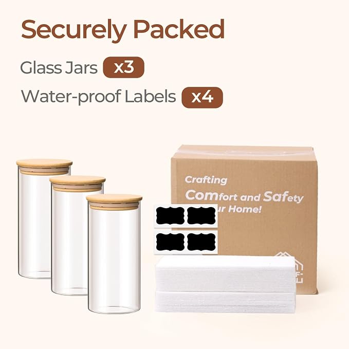 ComSaf Airtight Glass Storage Canister - Image 8