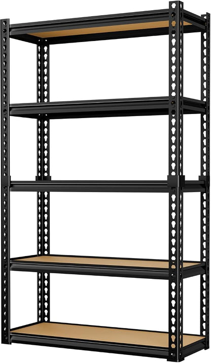 LEVELEVE 5-Tier Heavy Duty Storage Shelving Unit, 2020 lbs Capacity, Adjustable by Enjoyyourlife