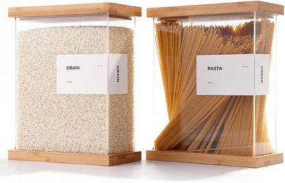 APT 1101 Bamboo Food Dispenser | Kitchen Organizers and Storage | Airtight by APT1101