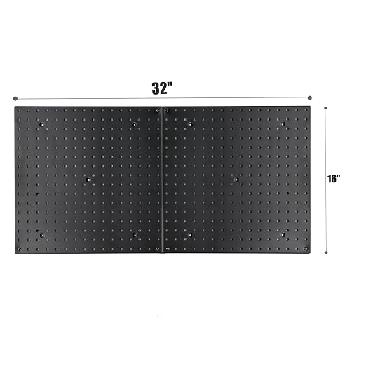 Pegboard Smith 16x16 inch Pegboard Wall Organizer Panels - Image 3