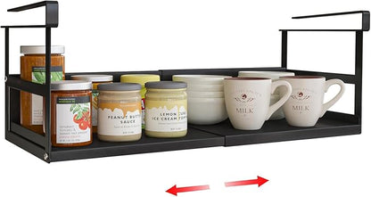 Expandable Under Cabinet Shelf Organizer by SHINEWON
