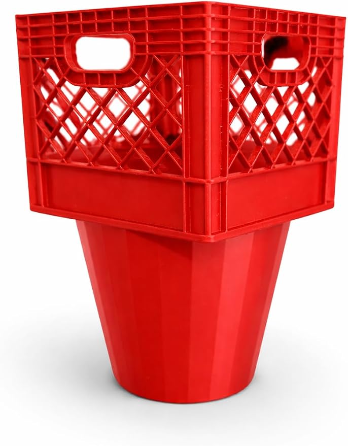 Half Gallon Car Cup Holder Expander, Classic Milk Crate Style Adapter by Unknown