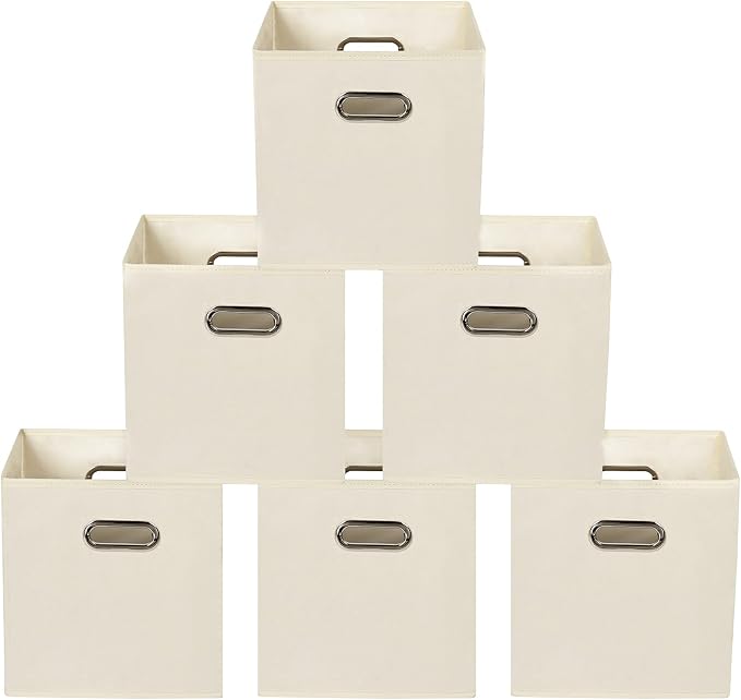Yunkeeeper storage bins Cubes, Fabric Cube Organizer by Yunkeeper