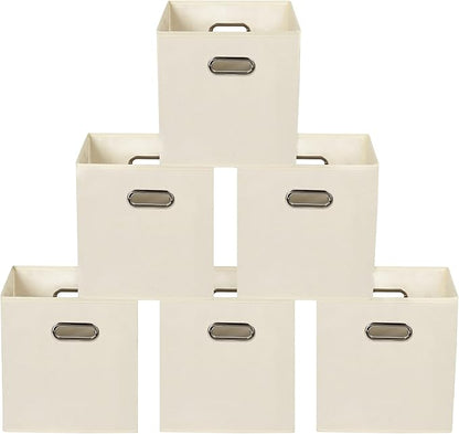 Yunkeeeper storage bins Cubes, Fabric Cube Organizer by Yunkeeper