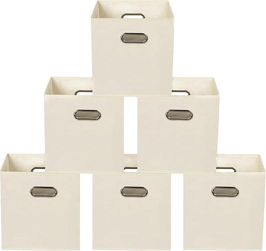 Yunkeeeper storage bins Cubes, Fabric Cube Organizer by Yunkeeper