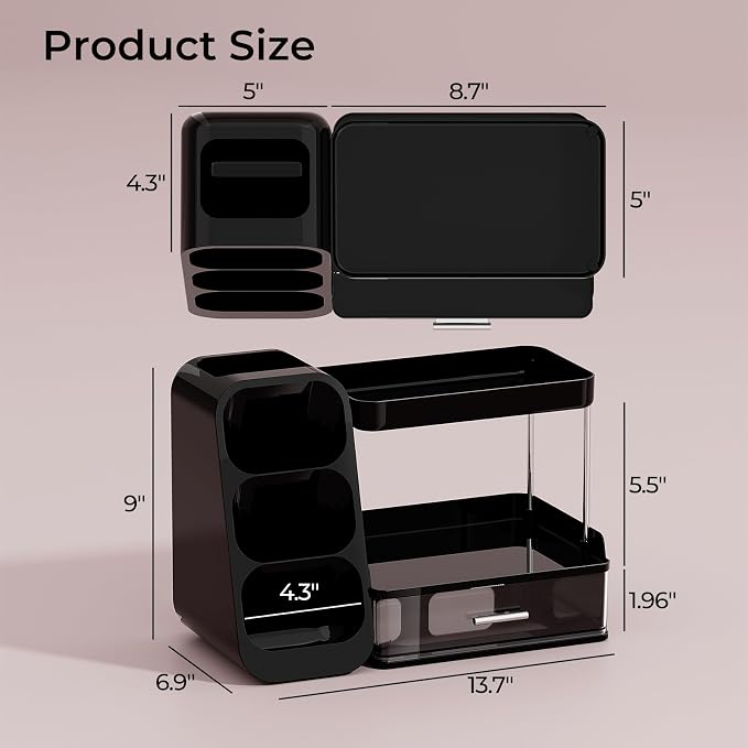 UFORU Makeup Organizer Countertop - Image 7