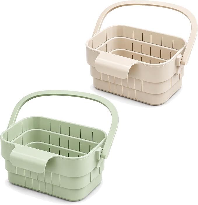 Foldable Hanging Kitchen Sink Drain Basket-Hanging Colander, Space Saving Food by Povtav