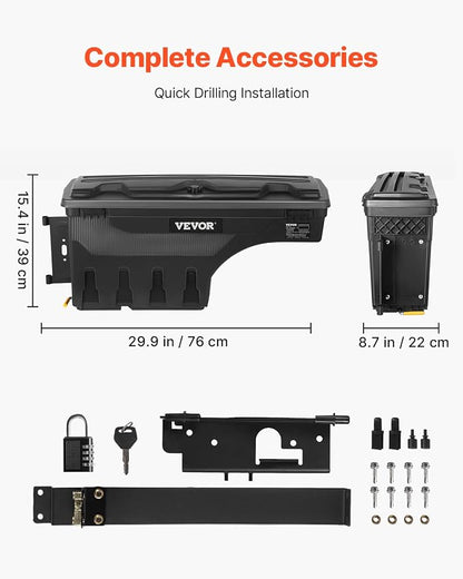VEVOR Truck Bed Storage Box, Compatible - Image 7