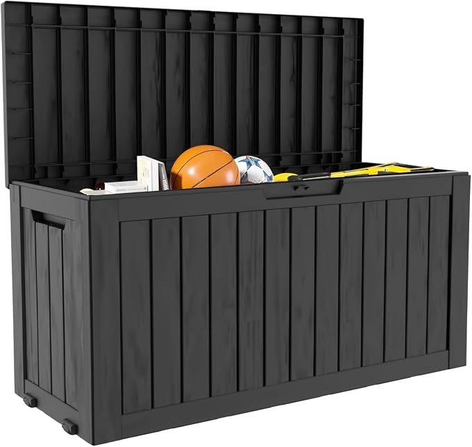 90 Gallon Waterproof Outside Storage Box by Unknown