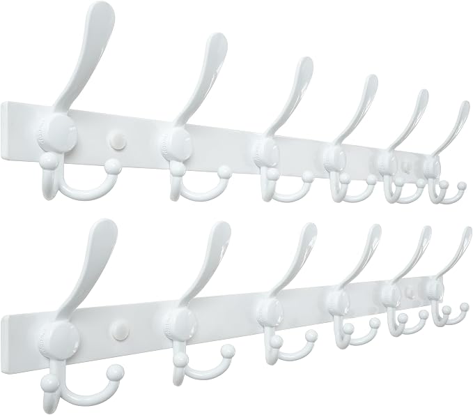 Dseap Coat Rack Wall Mount 2.0 Pro: 24” Long, 3X Tougher, Heavy Duty Stainless by Dseap