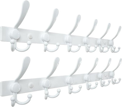 Dseap Coat Rack Wall Mount 2.0 Pro: 24” Long, 3X Tougher, Heavy Duty Stainless by Dseap