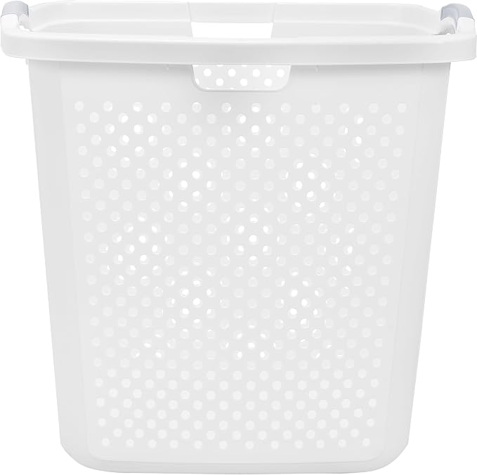 2.5 Bushel Plastic Dirty Laundry Basket, - Image 2