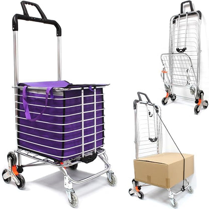 Stair Climbing Collapsible Shopping Carts by Kallwong