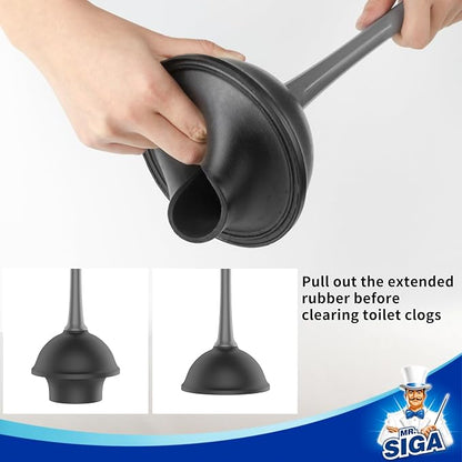 MR.SIGA Toilet Plunger and Bowl Brush Combo - Image 3