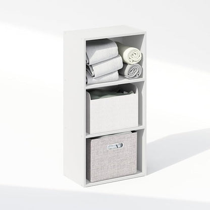 Furinno Reed Closet Organizers and Storage, 3-Tier Closet Organizer, Open Shelf - Image 5