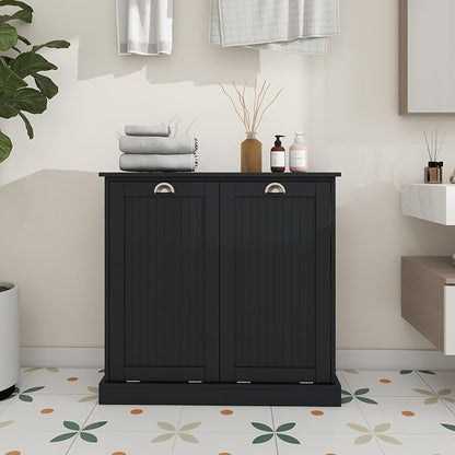 Tilt Out Laundry Hamper Cabinet - Image 8