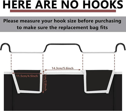 Bonuci 3 Pcs Laundry Sorter Replacement Bags Hamper Cart Removable Replacement - Image 2