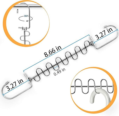 KLEVERISE 12 Pack Metal Space Saving Hangers, Stainless Steel Hangers, Magic - Image 4