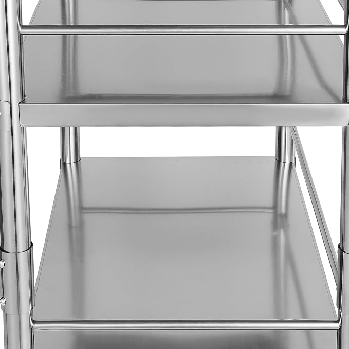 Storage Shelves, 4-Tier Wire Storage Shelves - Image 8