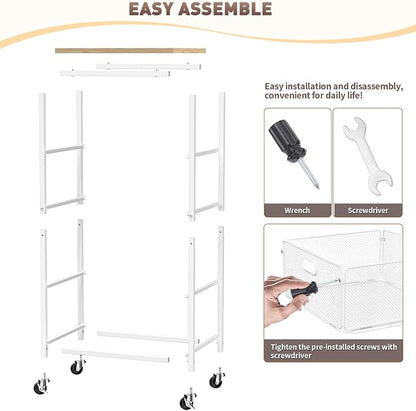 SUNALLY Rolling Kitchen Cart - Image 6