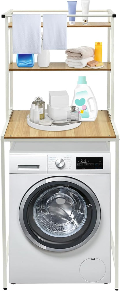 Over Washer and Dryer Shelves, Dryer Storage Shelf, 3 Tiers Laundry Room by KannBeki