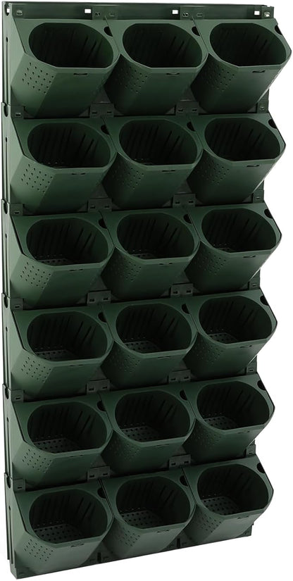 36-Pot Vertical Wall Planter, Modular Stackable Garden - Image 9