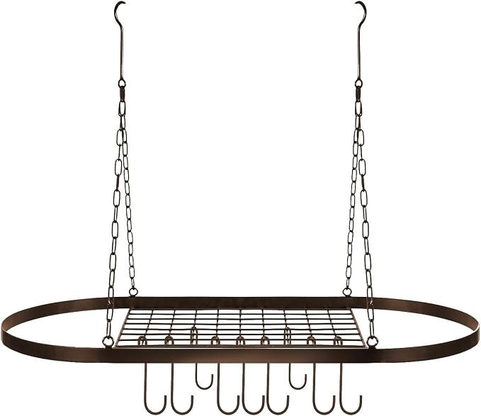 Sorbus Pot and Pan Rack for Ceiling 31" - Image 8
