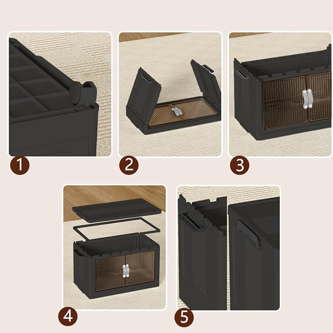 Stackable Storage Bins, Plastic Storage Bins - Image 7