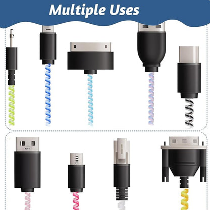SHENLIU 10Pcs Spiral Cable Protector, Chargers Cord Protector from Pets No Chew - Image 5