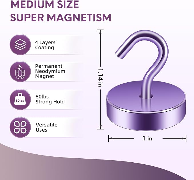 Neosmuk Magnetic Hooks Steel Tube Design - Image 5